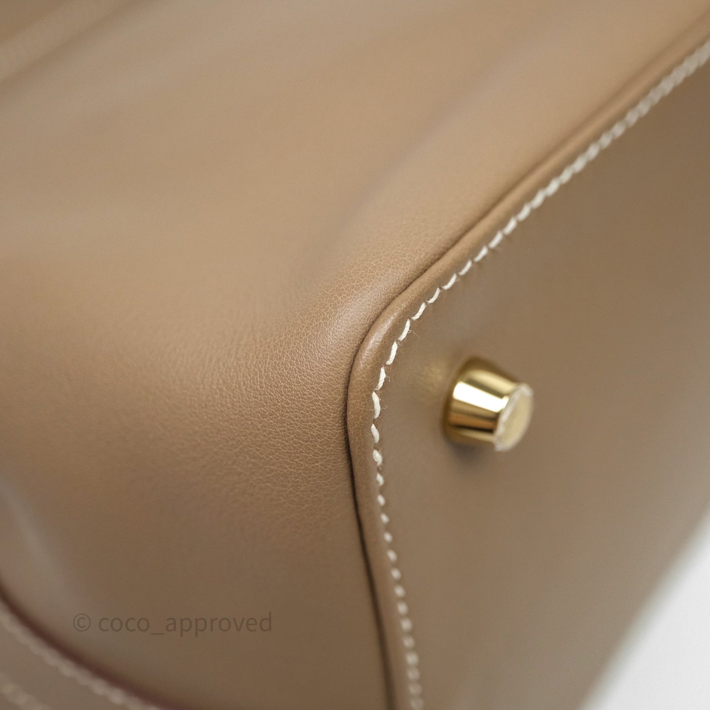 Hermès ToolBox 20 Etoupe 18 Swift Gold Hardware