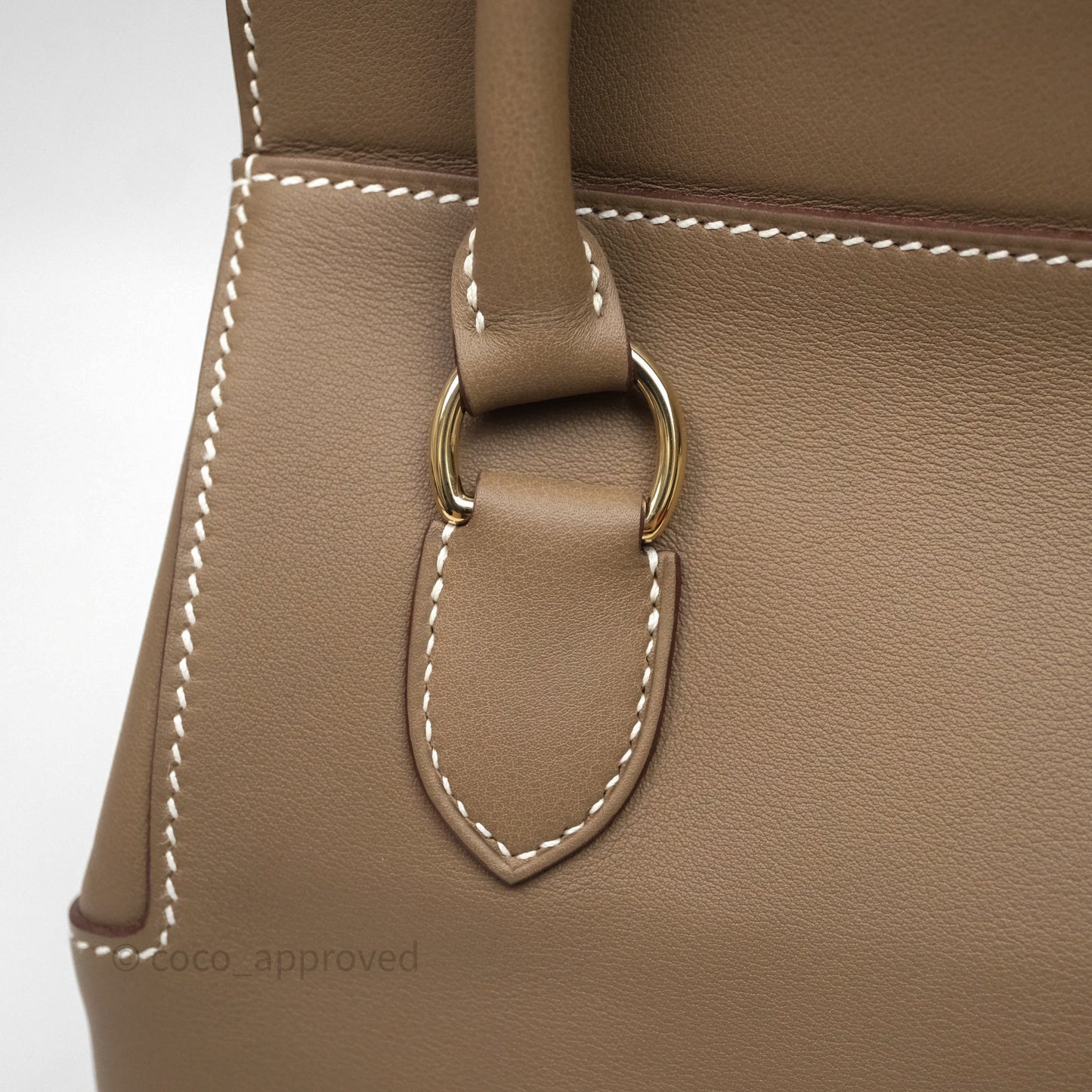 Hermès ToolBox 20 Etoupe 18 Swift Gold Hardware