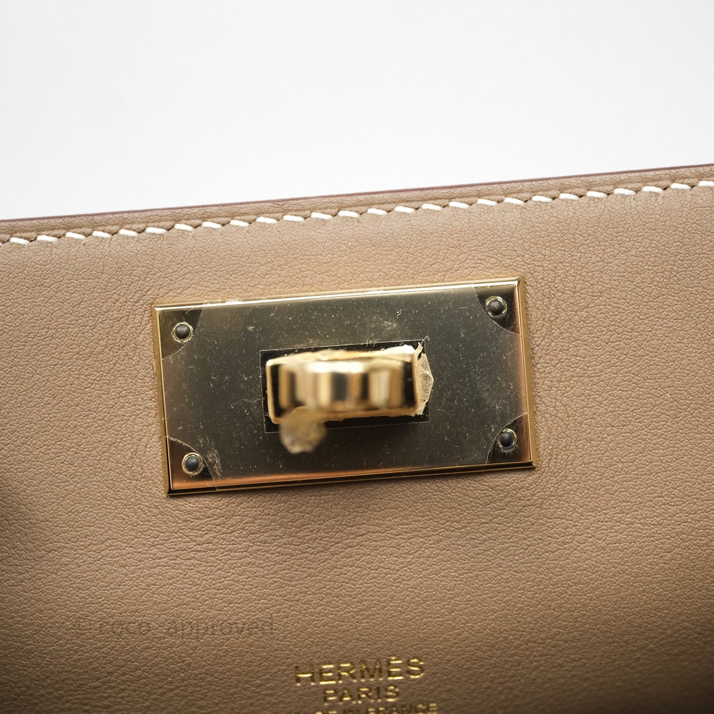 Hermès ToolBox 20 Etoupe 18 Swift Gold Hardware
