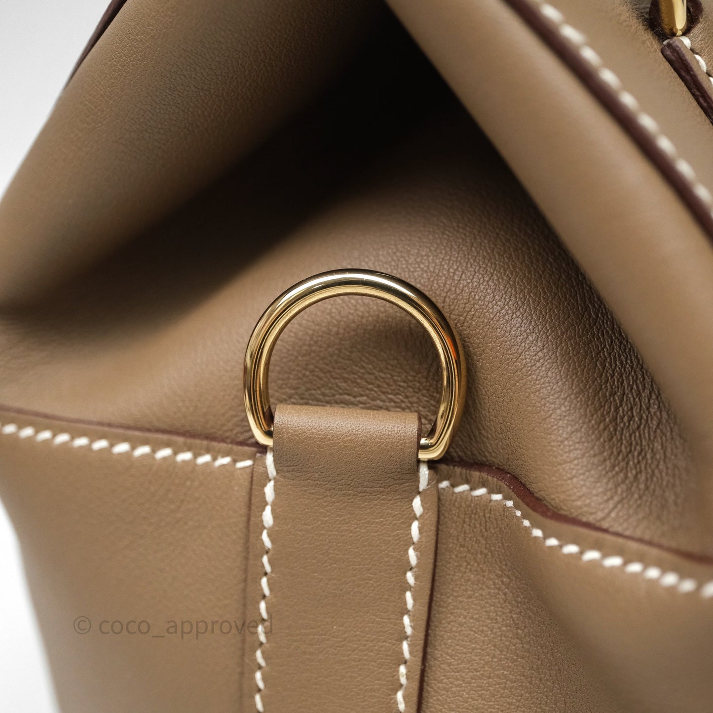 Hermès ToolBox 20 Etoupe 18 Swift Gold Hardware