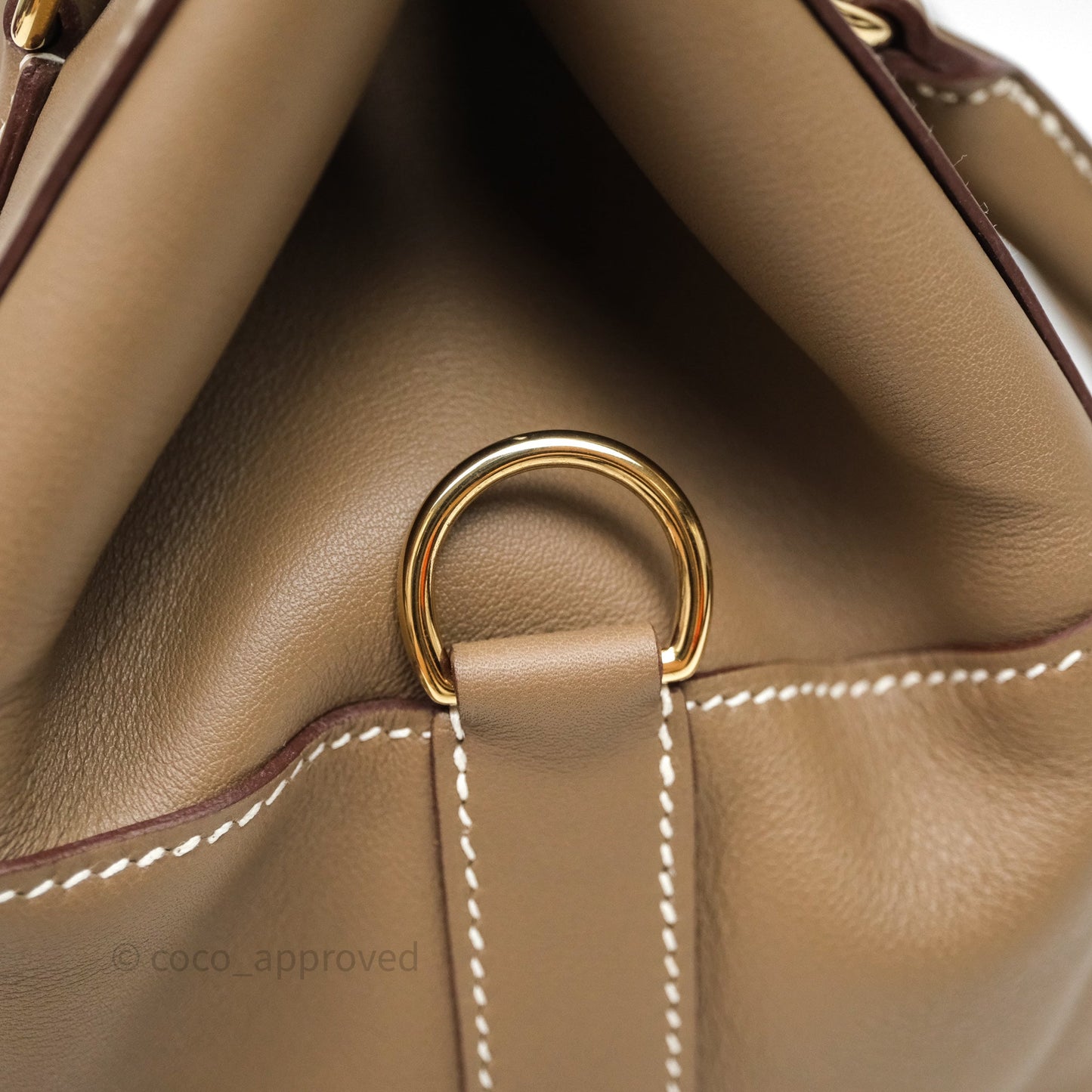 Hermès ToolBox 20 Etoupe 18 Swift Gold Hardware