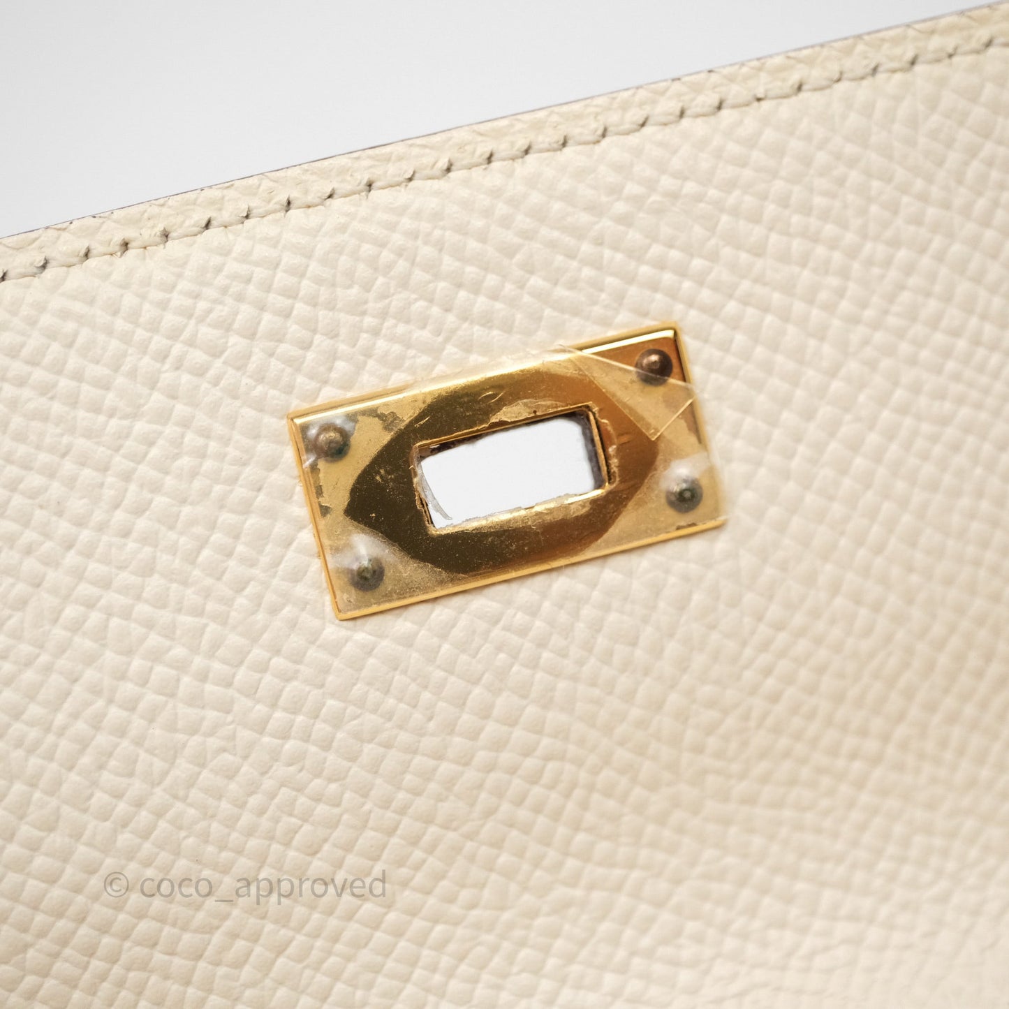 Hermès Kelly To Go Wallet Nata Epsom Gold Hardware