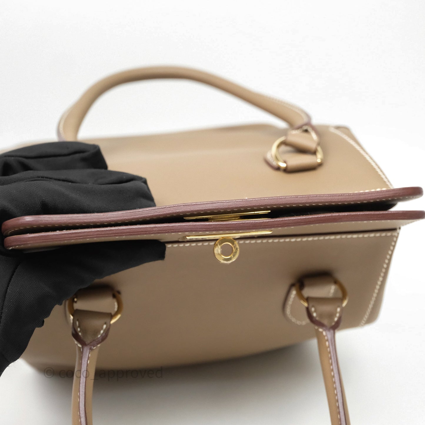 Hermès ToolBox 20 Etoupe 18 Swift Gold Hardware