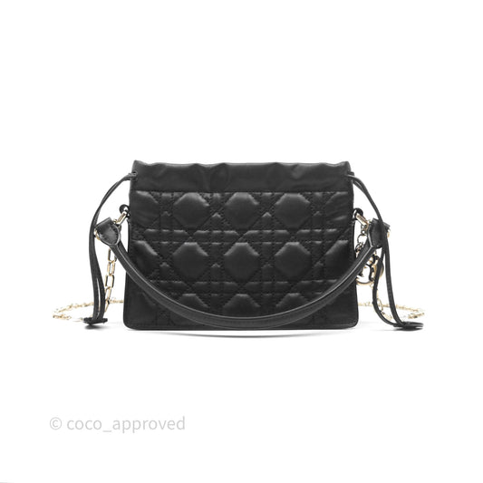 Christian Dior Lady Dior Milly Mini Bag Black Cannage Lambskin