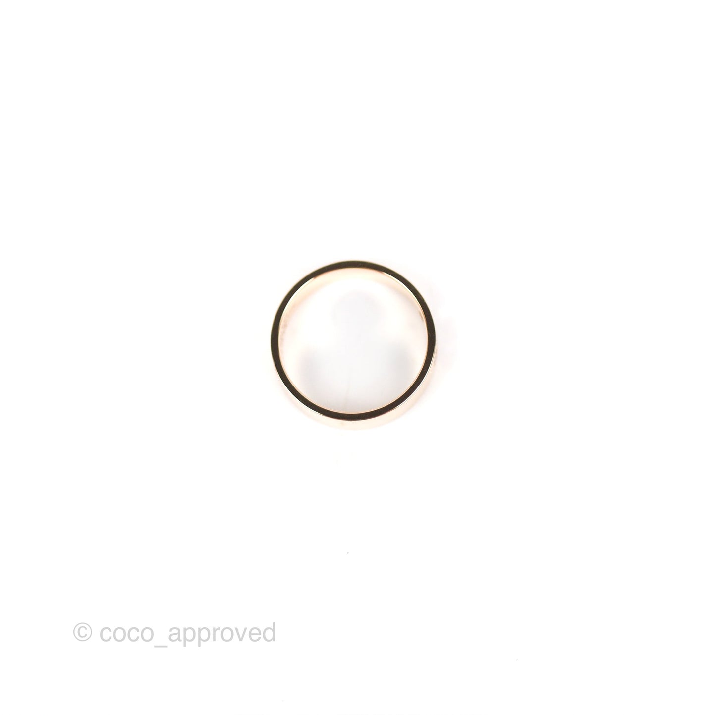 Hermes H d'ancre Ring PM Rose Gold Diamond Size 54