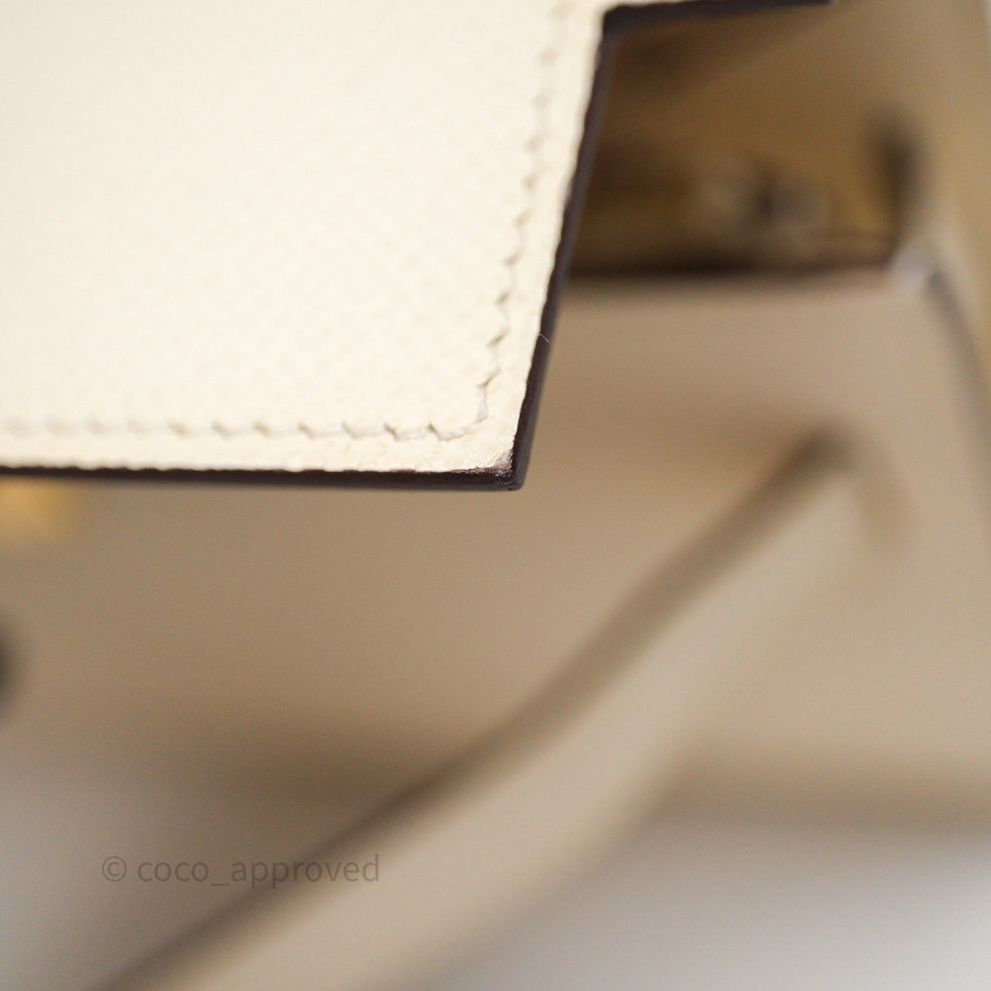 Hermès Kelly To Go Wallet Nata Epsom Gold Hardware