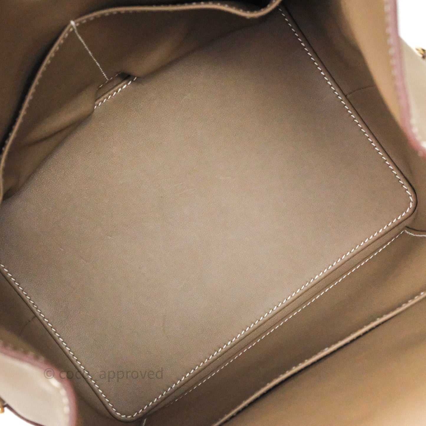 Hermès ToolBox 20 Etoupe 18 Swift Gold Hardware