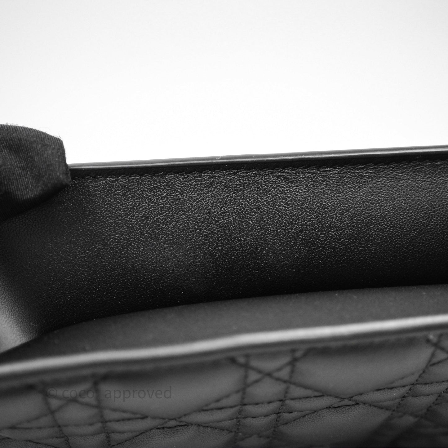 Christian Dior Lady Dior Milly Mini Bag Black Cannage Lambskin