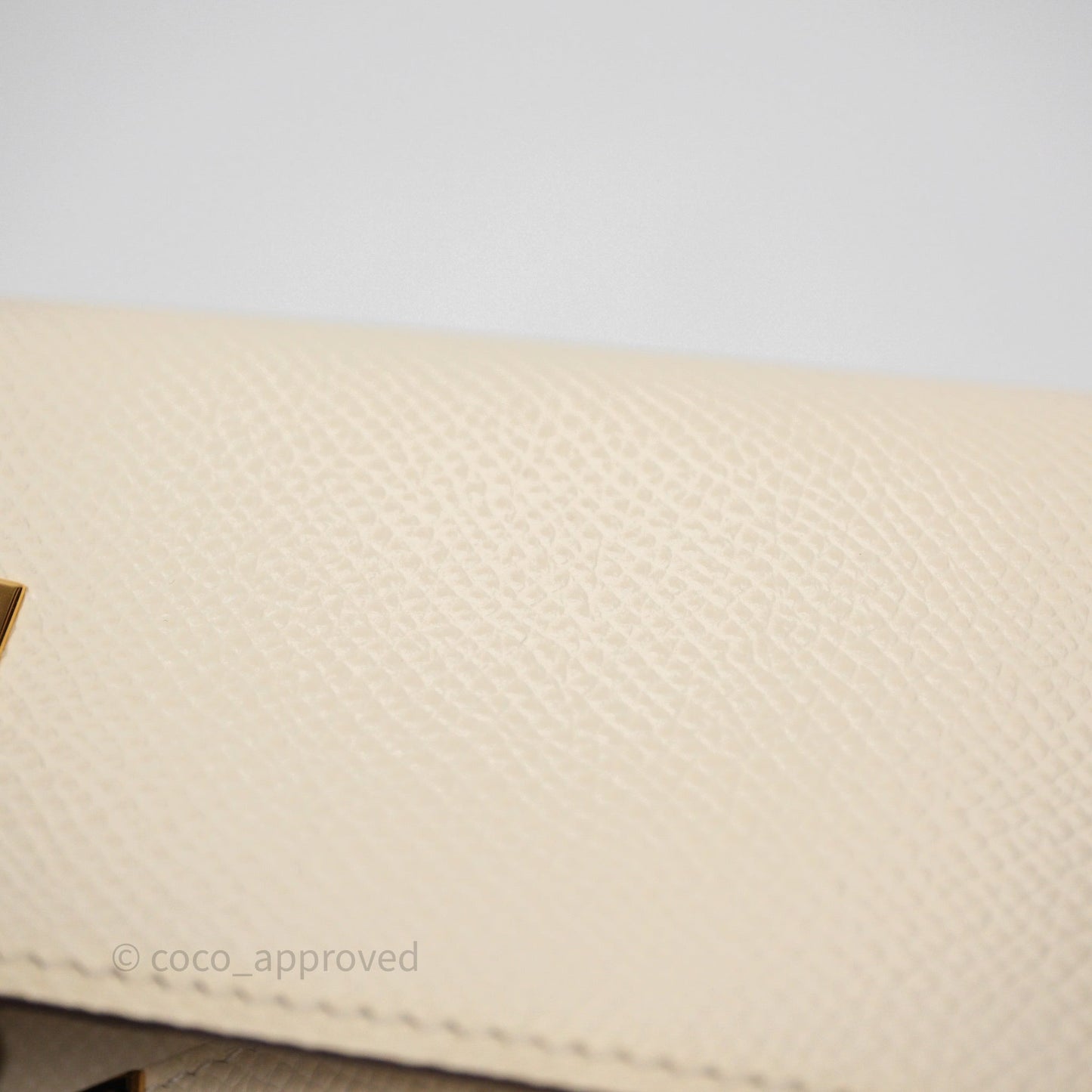 Hermès Kelly To Go Wallet Nata Epsom Gold Hardware