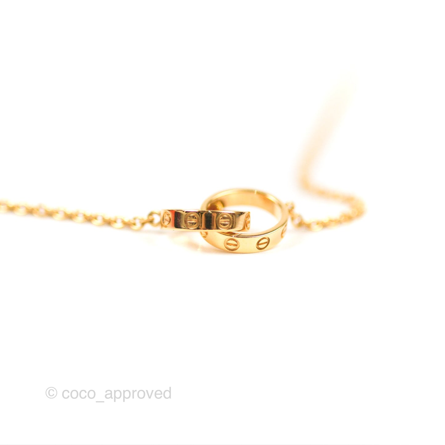 Cartier Love Necklace Yellow Gold