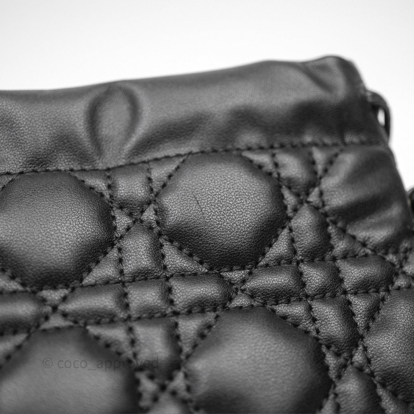 Christian Dior Lady Dior Milly Mini Bag Black Cannage Lambskin