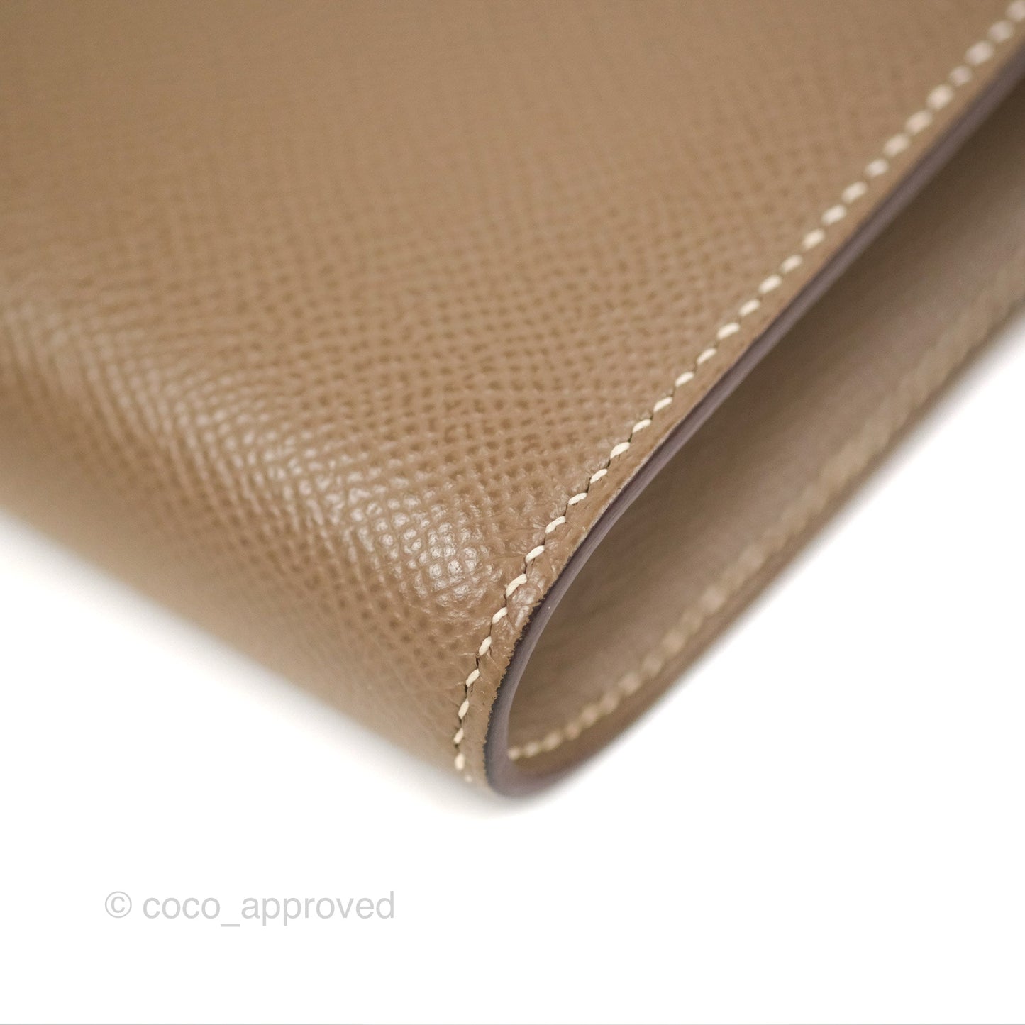 Hermès Constance To Go Wallet Etoupe Epsom Palladium Hardware