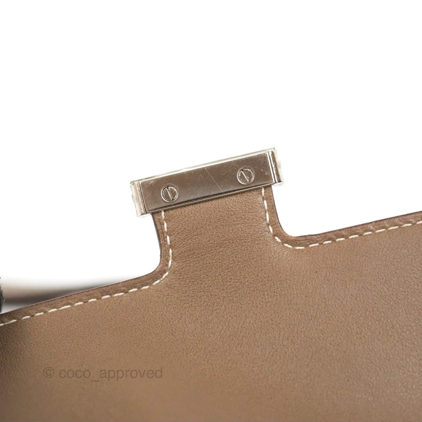 Hermès Constance To Go Wallet Etoupe Epsom Palladium Hardware
