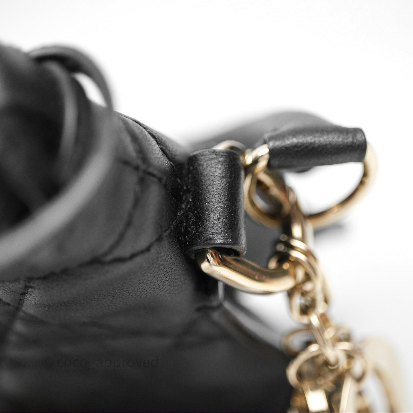 Christian Dior Lady Dior Milly Mini Bag Black Cannage Lambskin