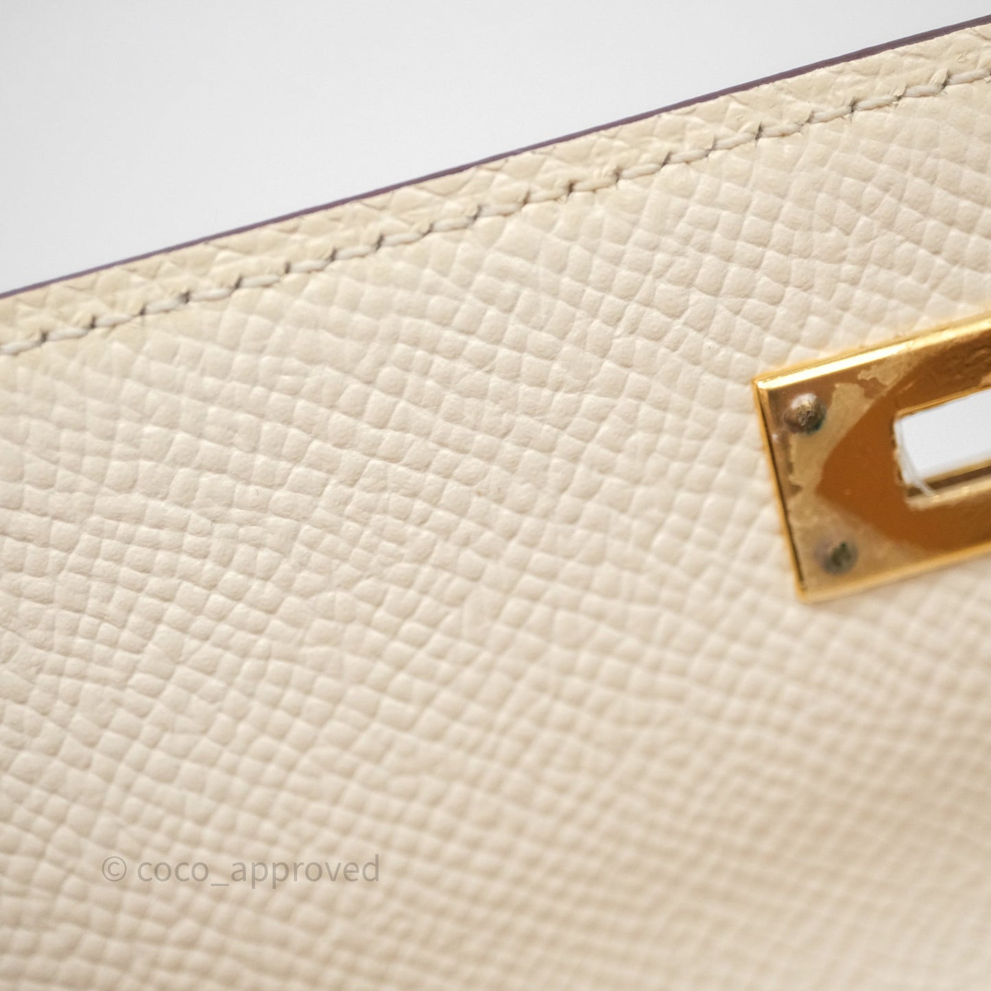 Hermès Kelly To Go Wallet Nata Epsom Gold Hardware