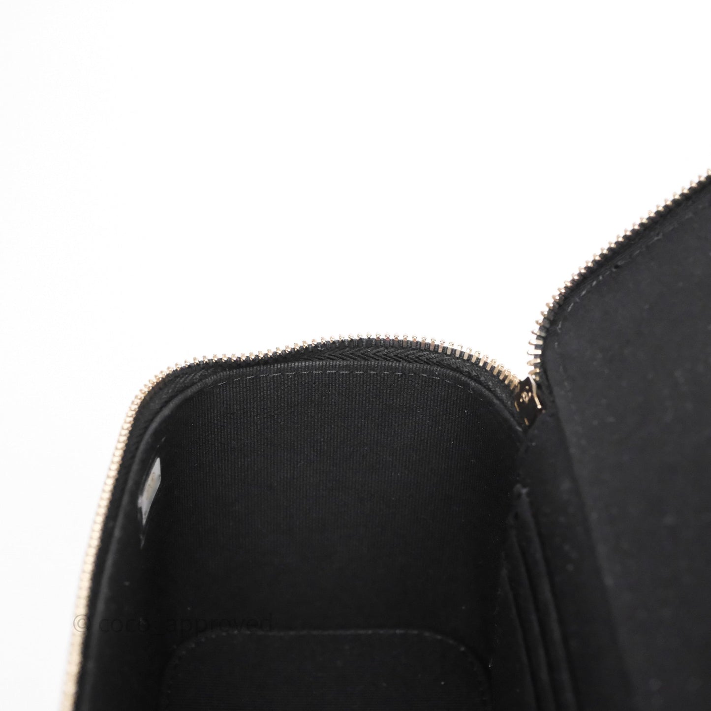 Chanel Vanity Rectangular Top Handle Black Lambskin Gold Hardware