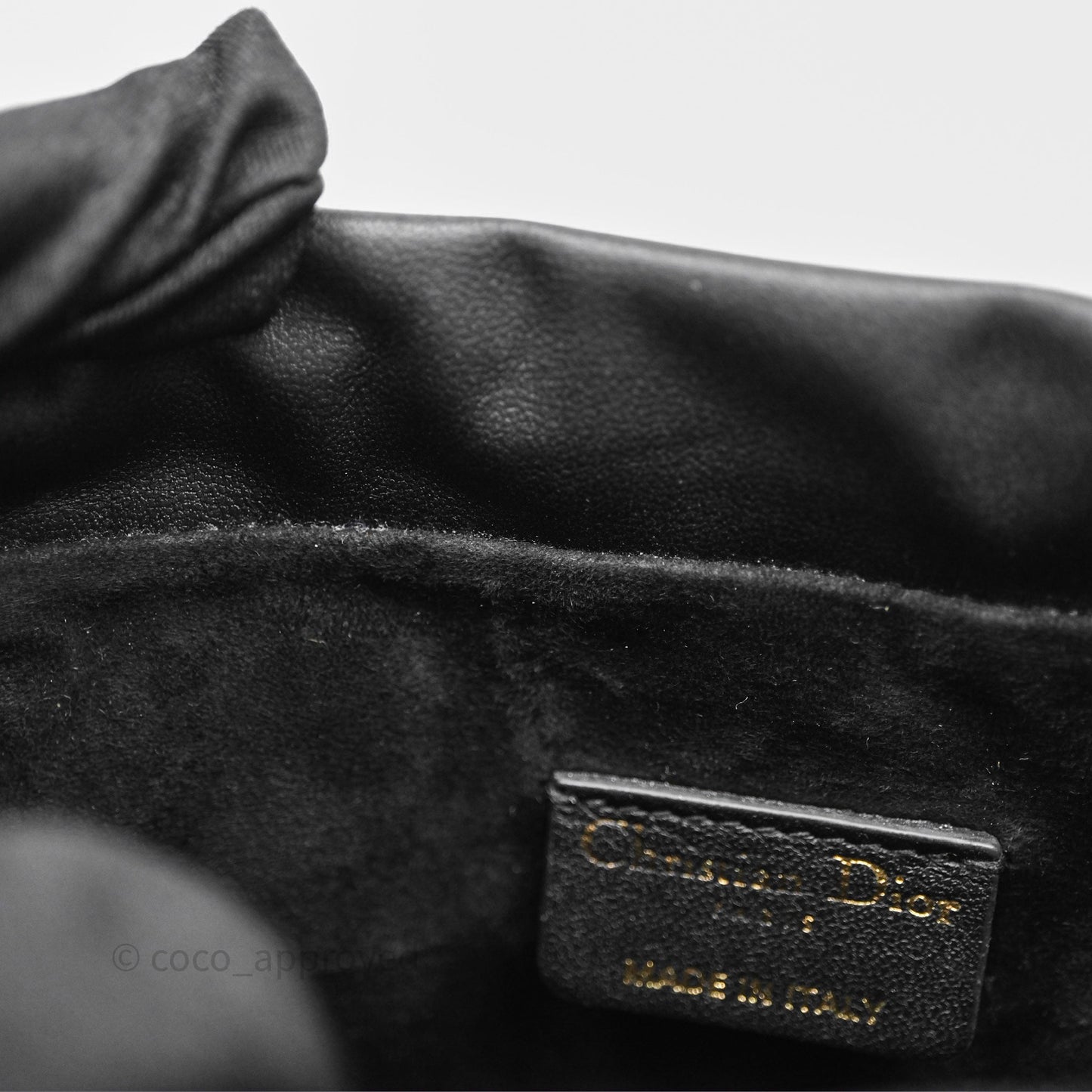 Christian Dior Lady Dior Milly Mini Bag Black Cannage Lambskin
