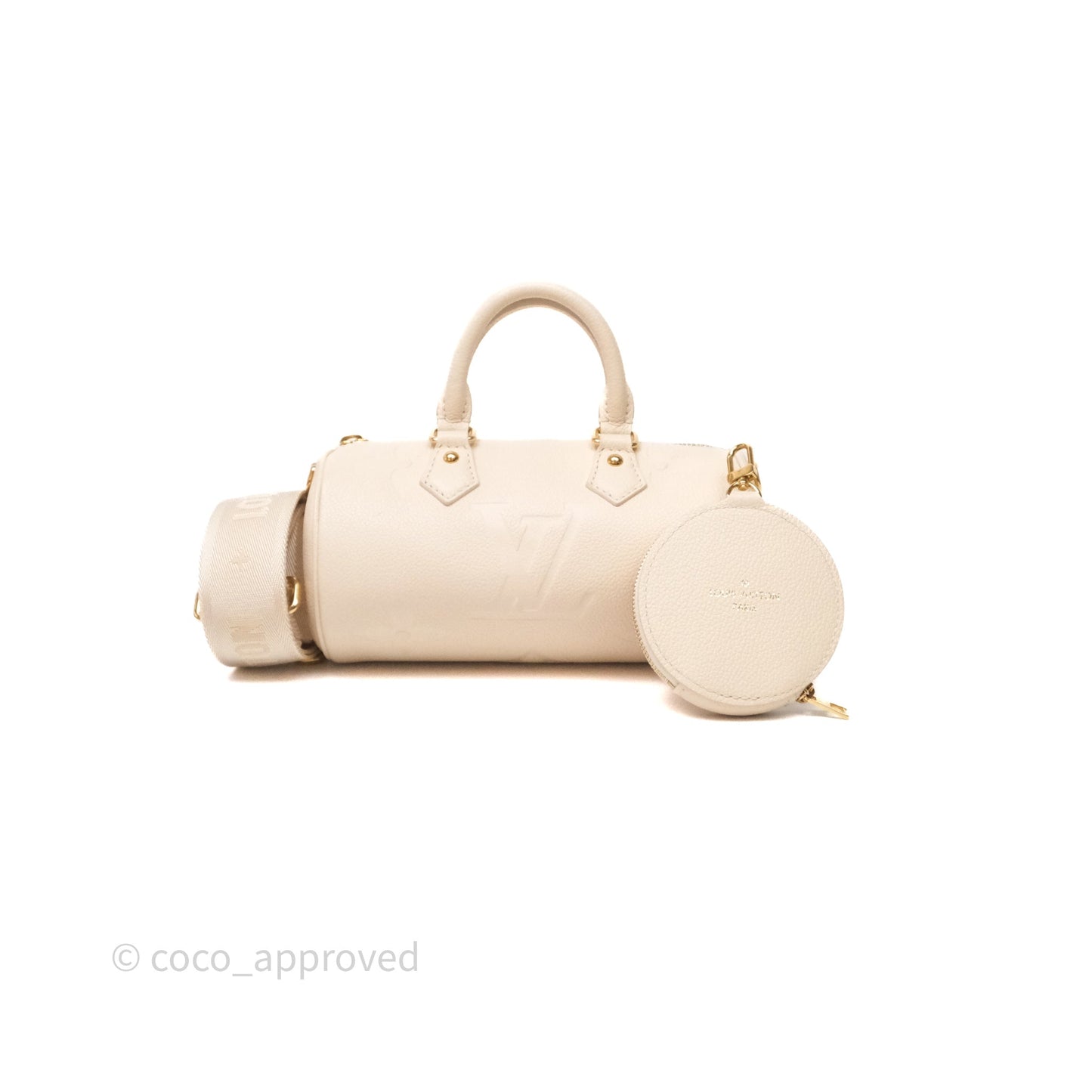 Louis Vuitton Papillon BB Empreinte Monogram Cream