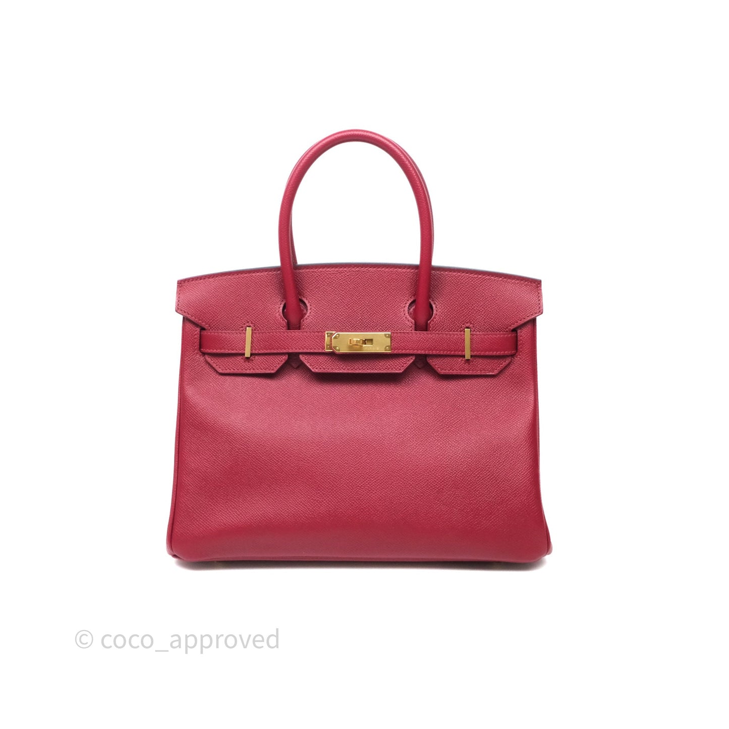 Hermès Birkin 30 Rouge Grenat Epsom Gold Hardware