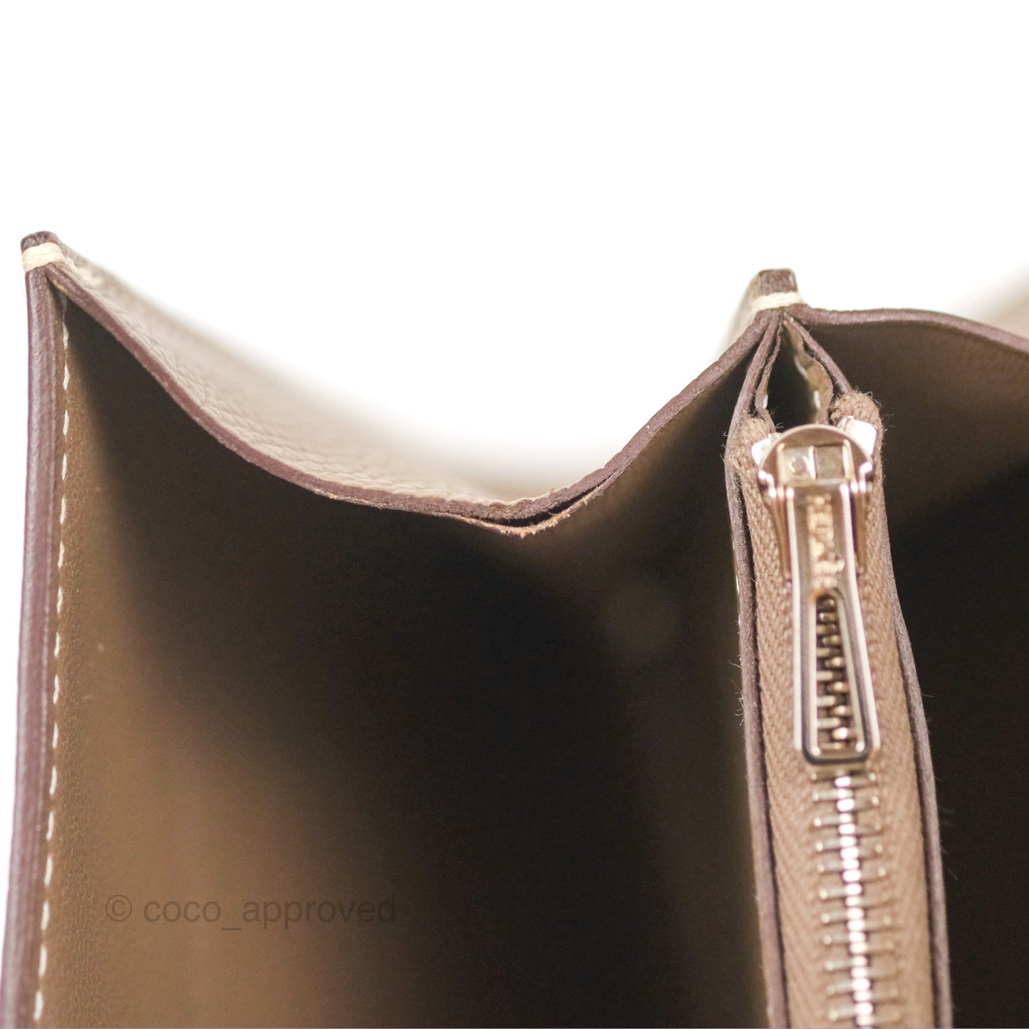 Hermès Constance To Go Wallet Etoupe Epsom Palladium Hardware
