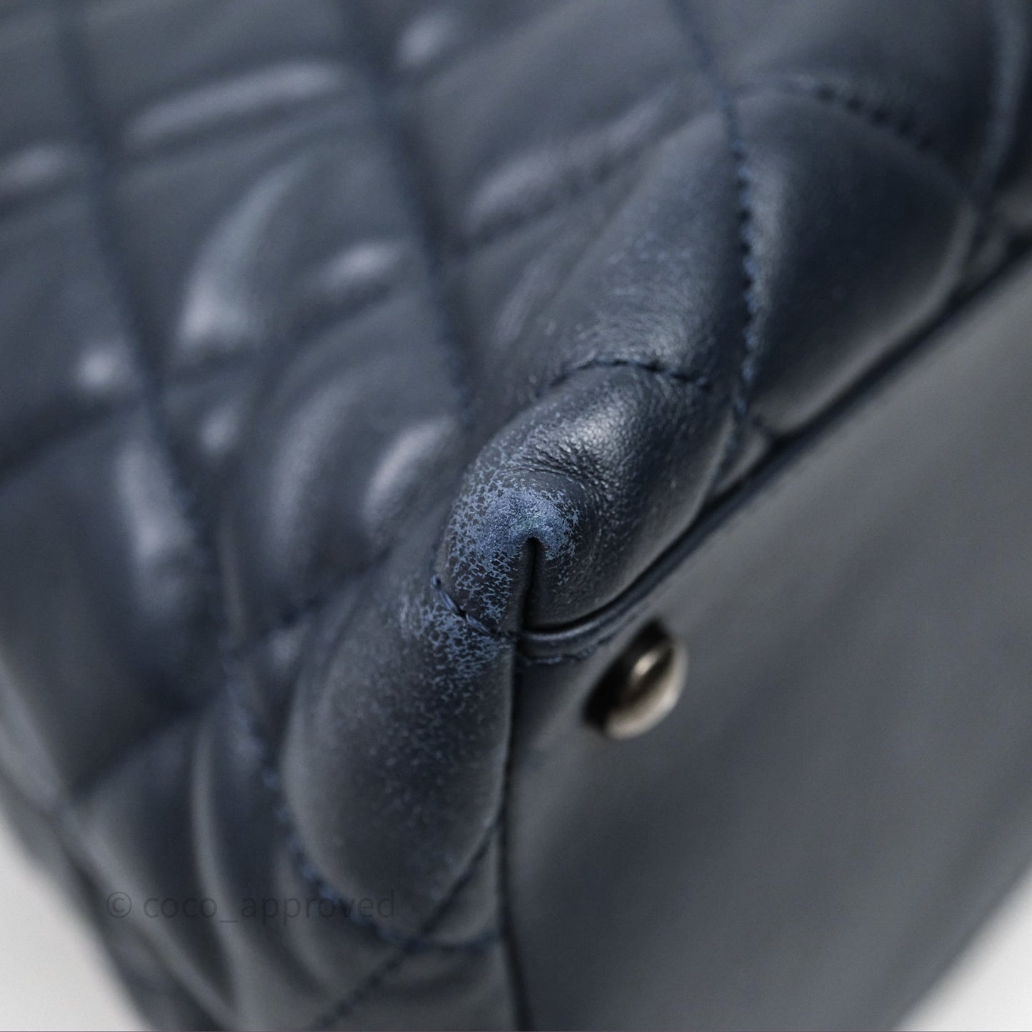 Chanel Quilted Portobello Tote Bag Tweed Lambskin Ruthenium Hardware