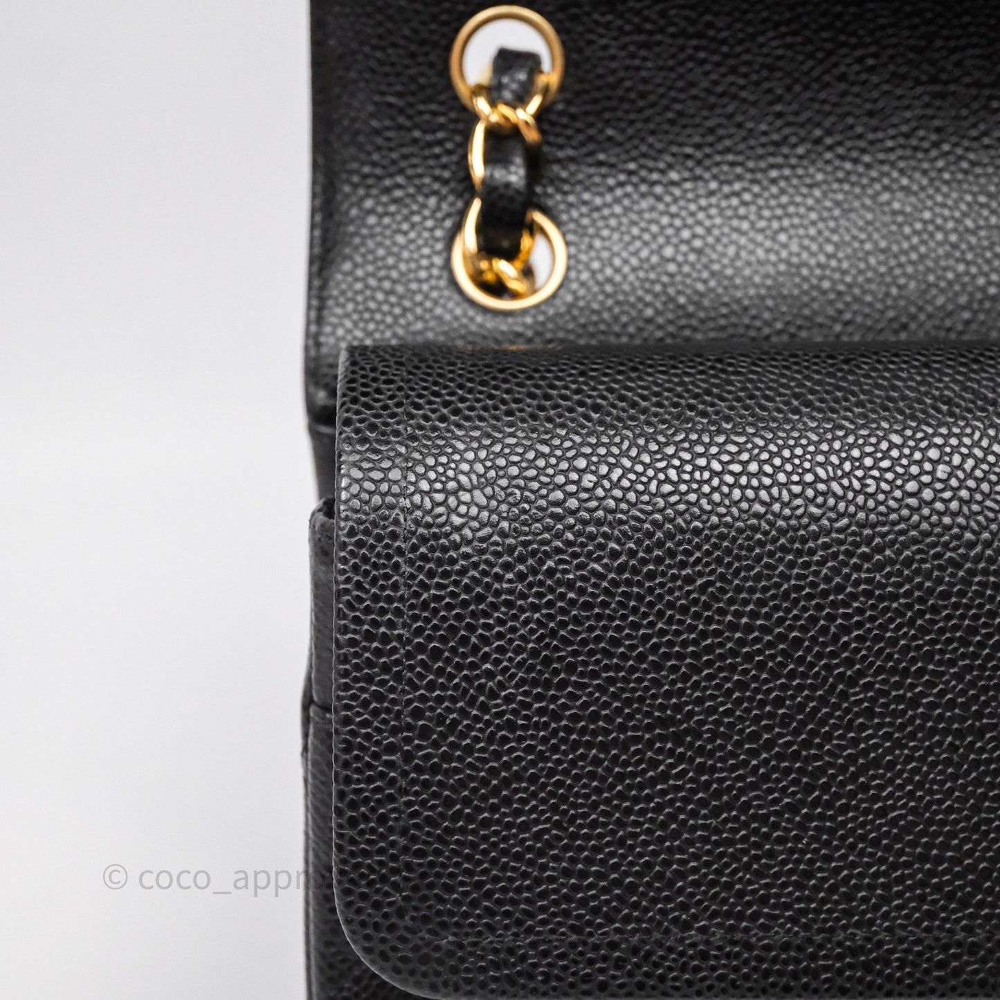 Chanel Jumbo Double Flap Black Caviar Gold Hardware⁣⁣