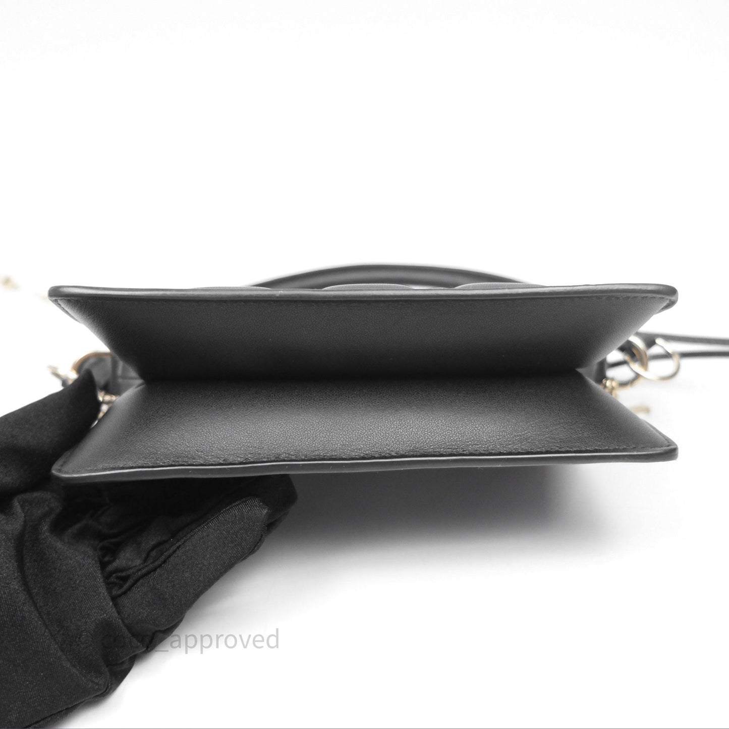 Christian Dior Lady Dior Milly Mini Bag Black Cannage Lambskin