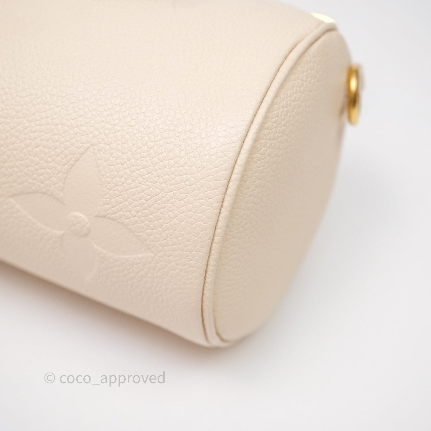 Louis Vuitton Papillon BB Empreinte Monogram Cream