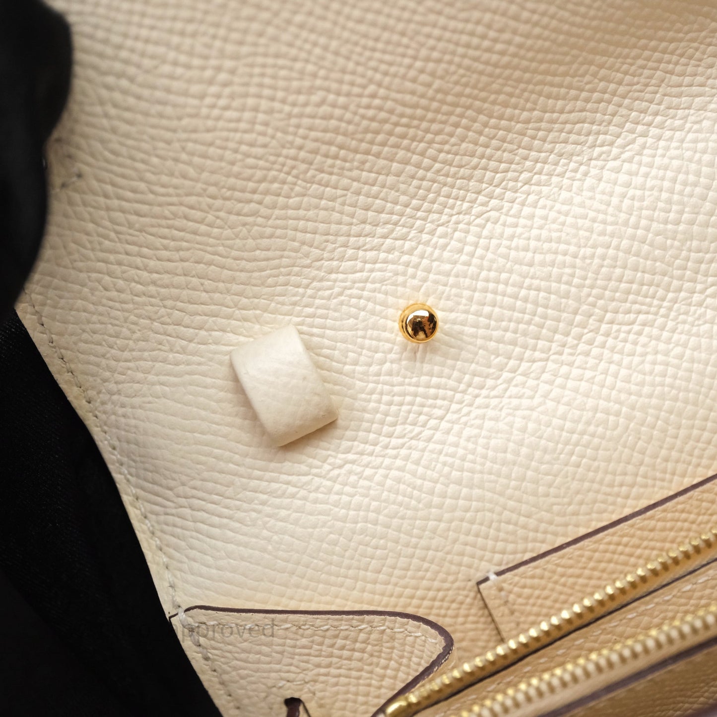 Hermès Kelly To Go Wallet Nata Epsom Gold Hardware
