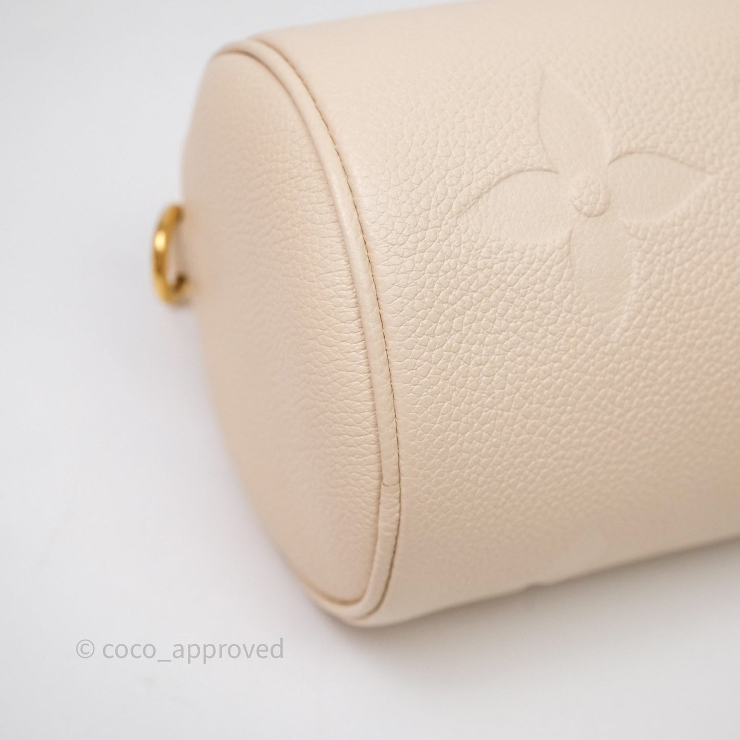 Louis Vuitton Papillon BB Empreinte Monogram Cream