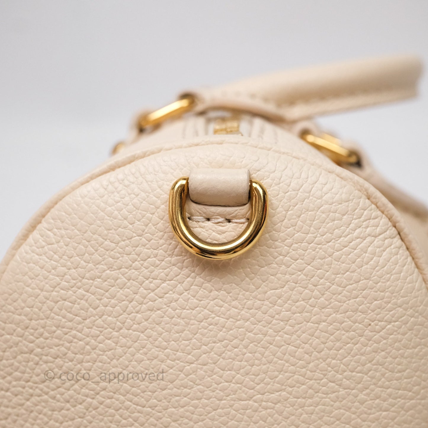 Louis Vuitton Papillon BB Empreinte Monogram Cream