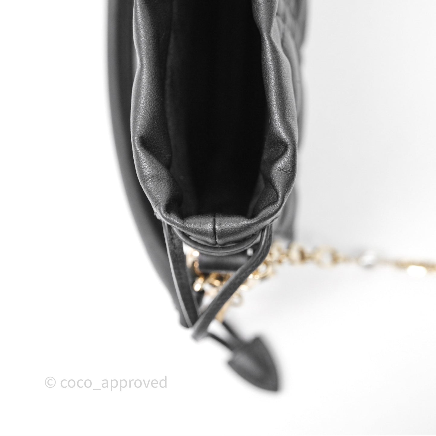 Christian Dior Lady Dior Milly Mini Bag Black Cannage Lambskin