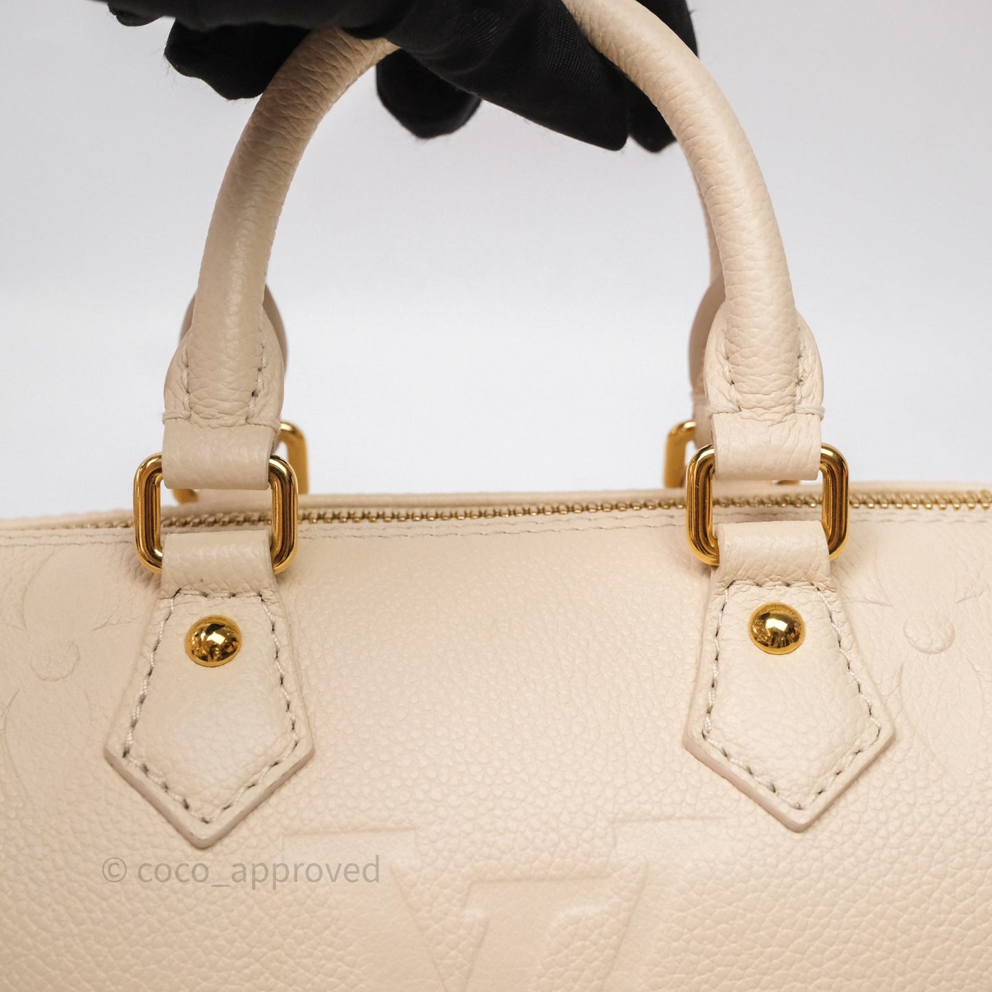 Louis Vuitton Papillon BB Empreinte Monogram Cream