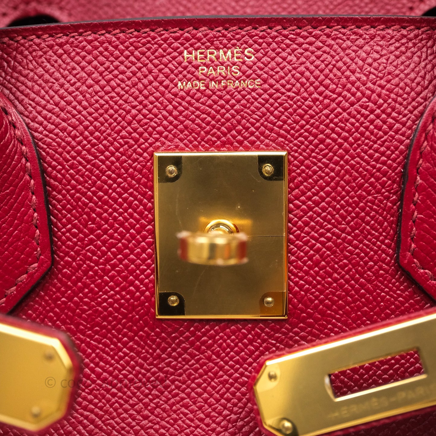 Hermès Birkin 30 Rouge Grenat Epsom Gold Hardware