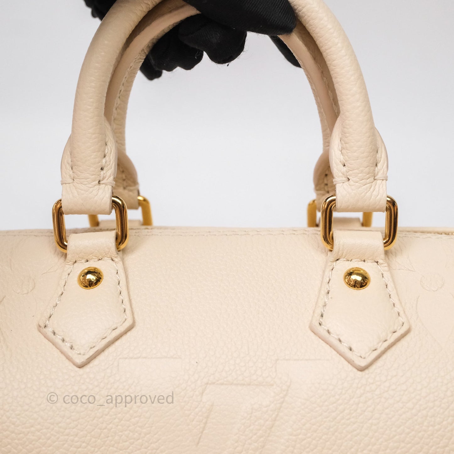 Louis Vuitton Papillon BB Empreinte Monogram Cream