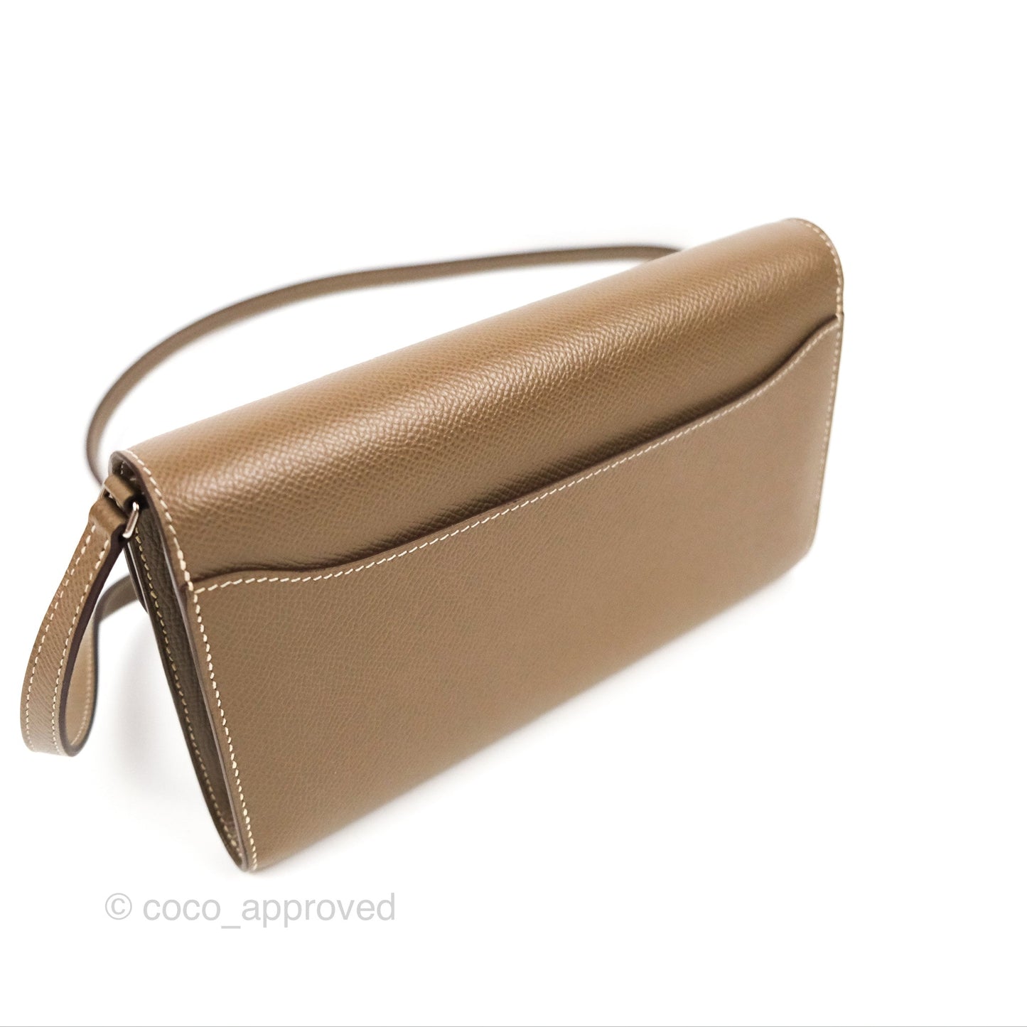 Hermès Constance To Go Wallet Etoupe Epsom Palladium Hardware