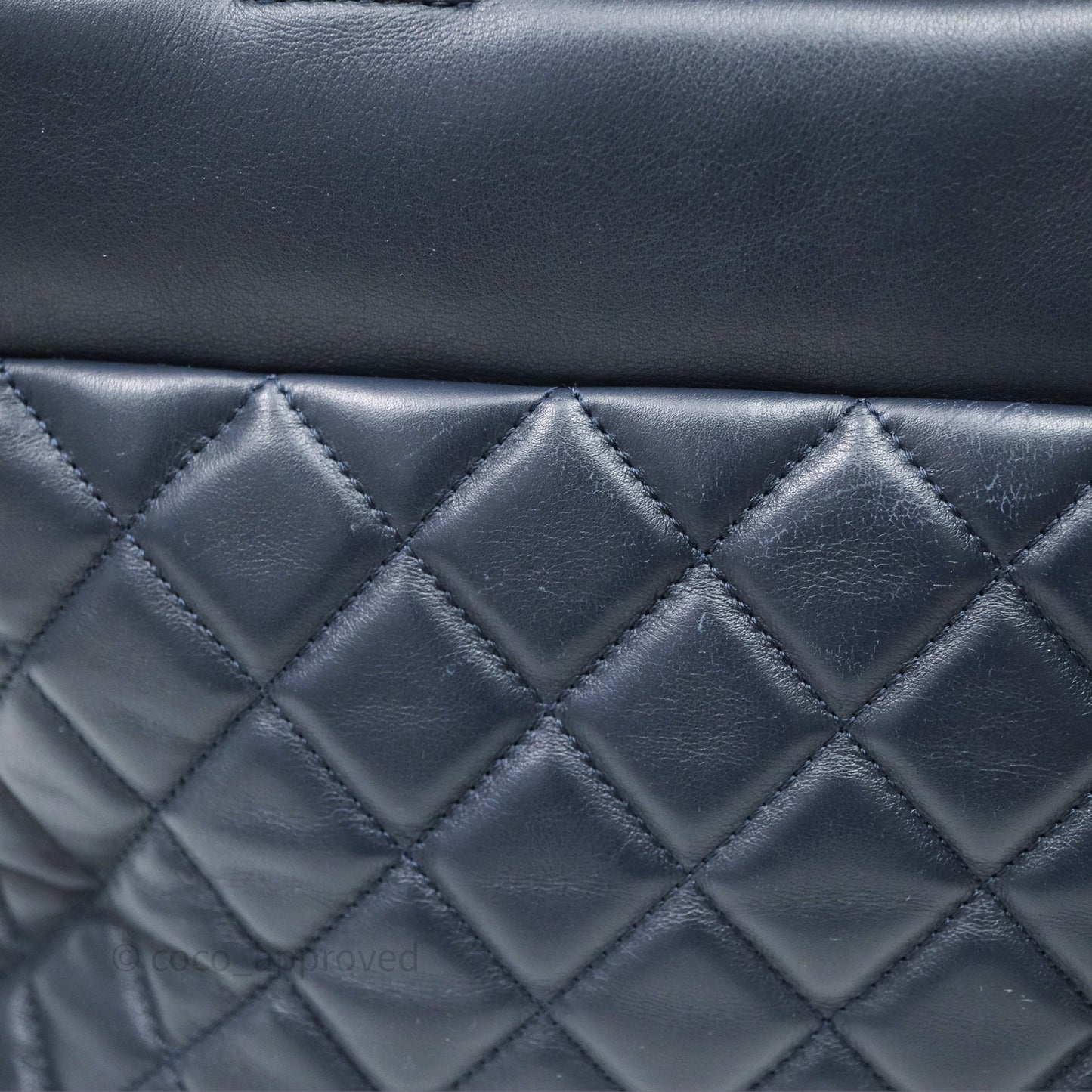 Chanel Quilted Portobello Tote Bag Tweed Lambskin Ruthenium Hardware