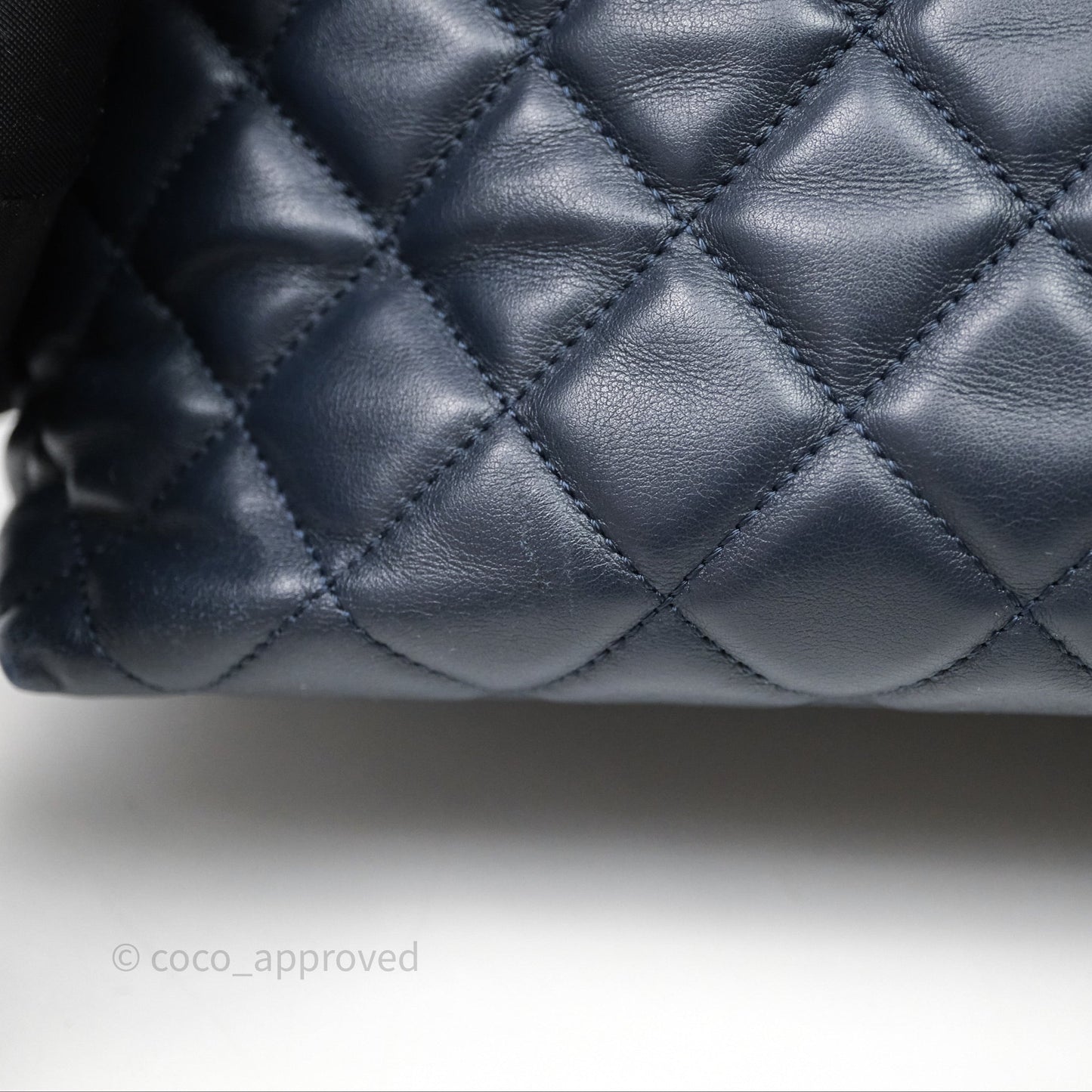 Chanel Quilted Portobello Tote Bag Tweed Lambskin Ruthenium Hardware