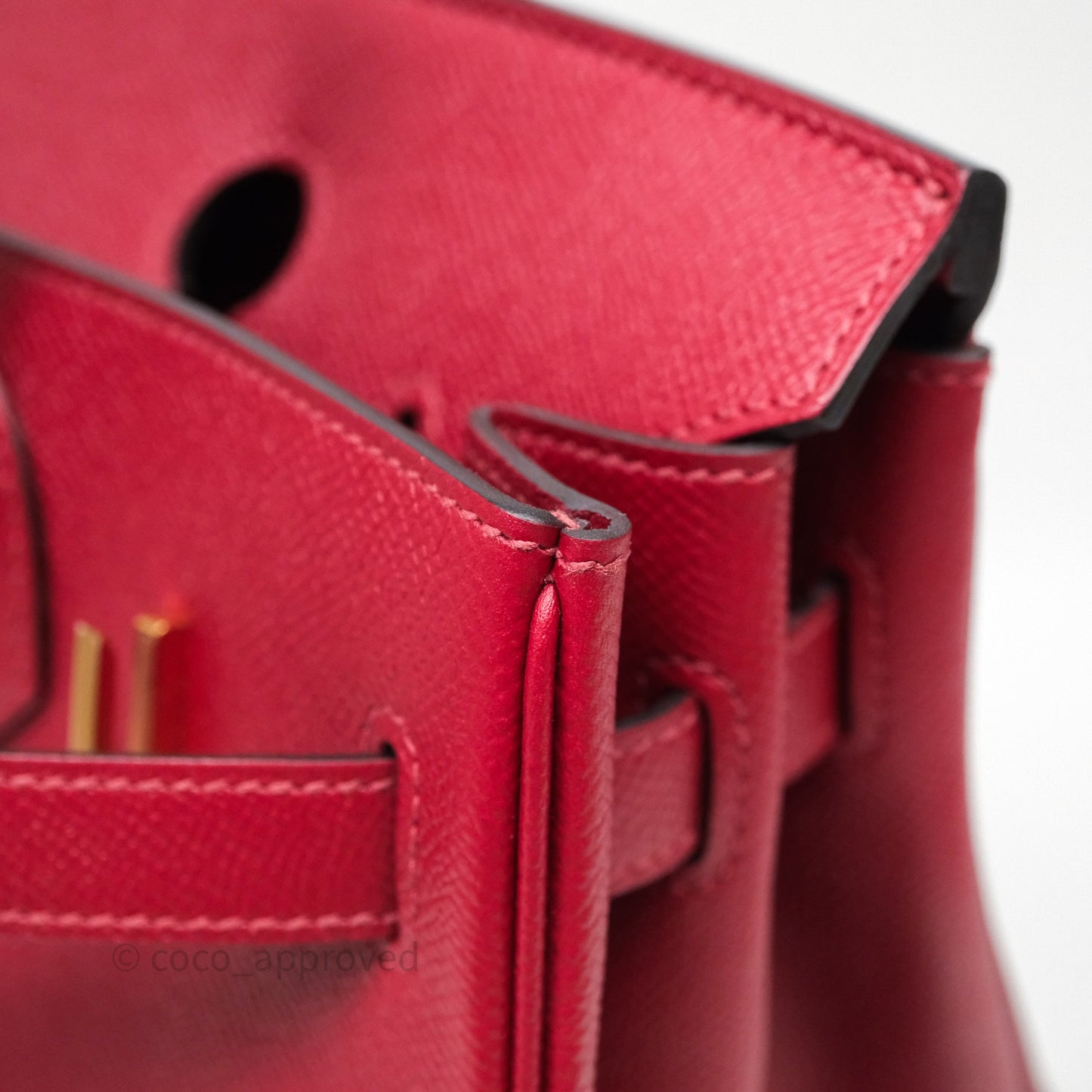 Hermès Birkin 30 Rouge Grenat Epsom Gold Hardware
