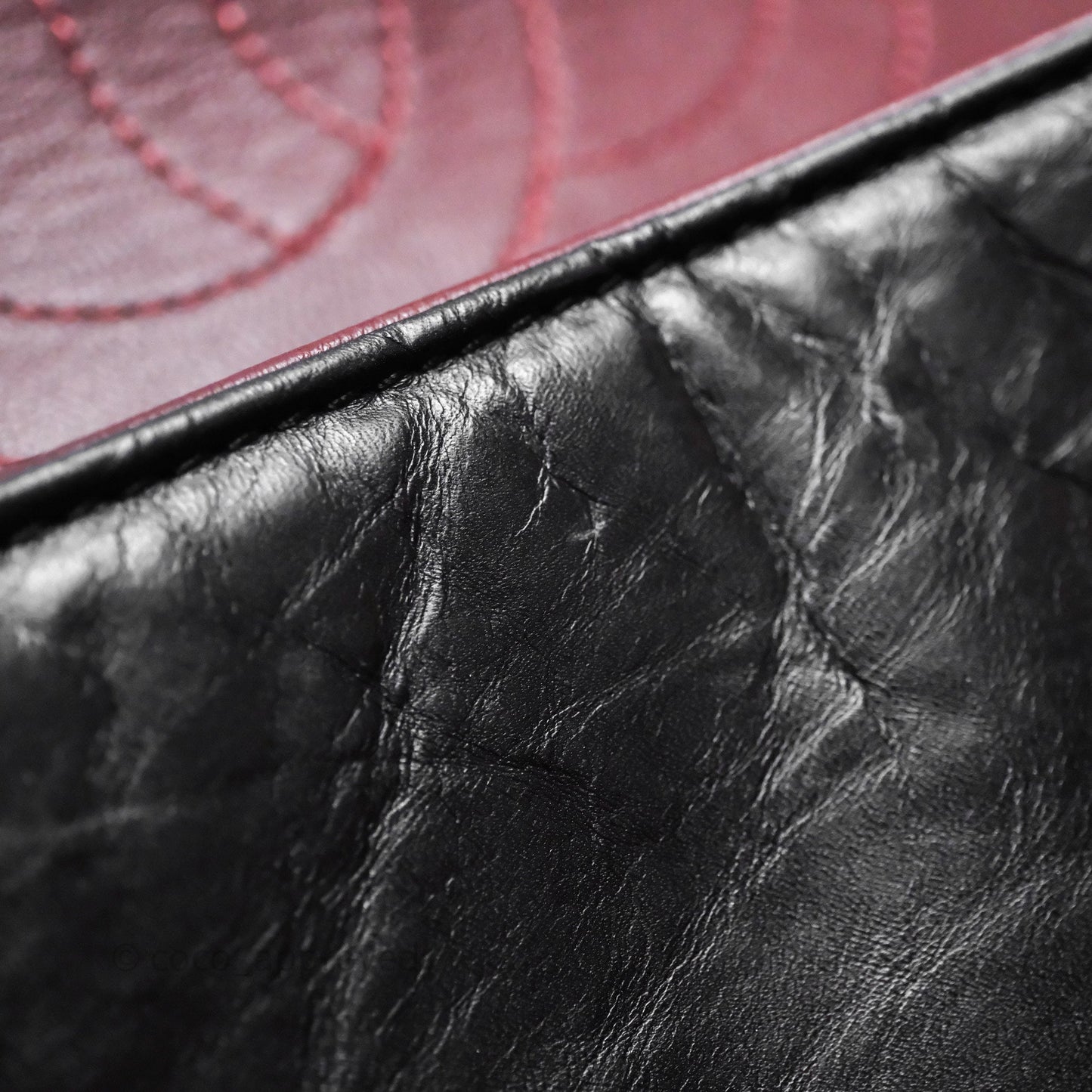 Chanel Reissue 226 Quilted Aged Calfskin Black Aged Gold Hardware