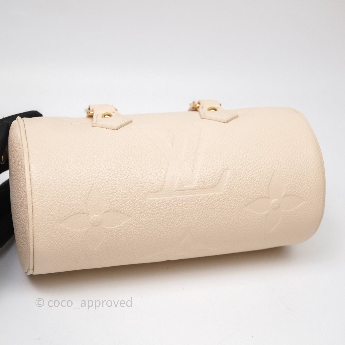 Louis Vuitton Papillon BB Empreinte Monogram Cream
