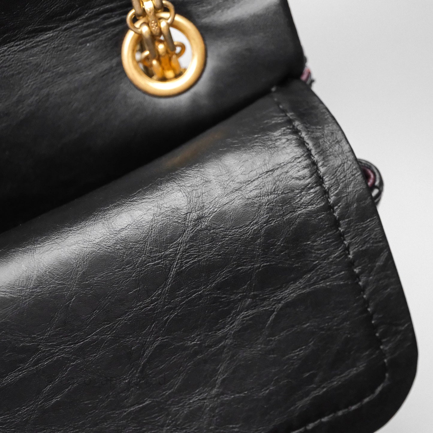 Chanel Reissue 226 Quilted Aged Calfskin Black Aged Gold Hardware