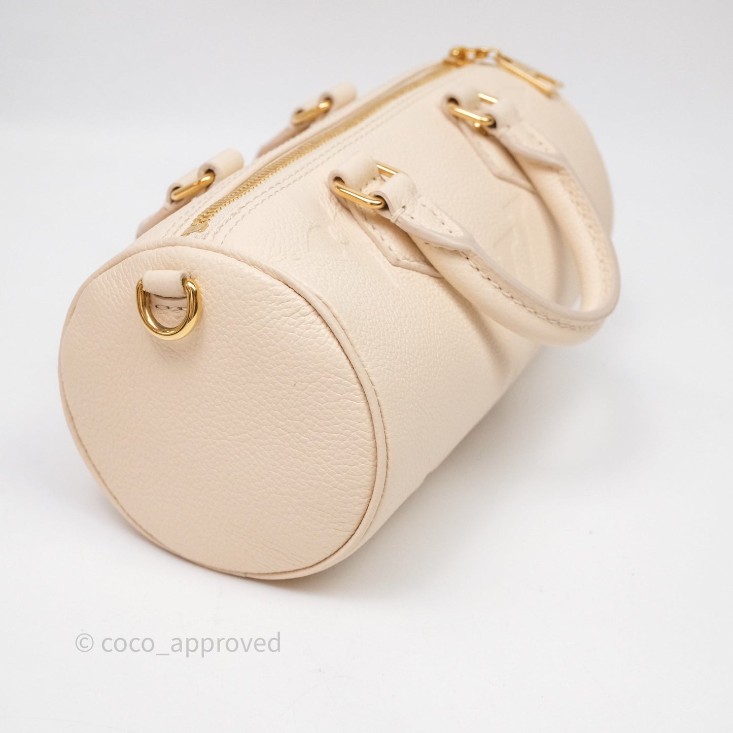 Louis Vuitton Papillon BB Empreinte Monogram Cream