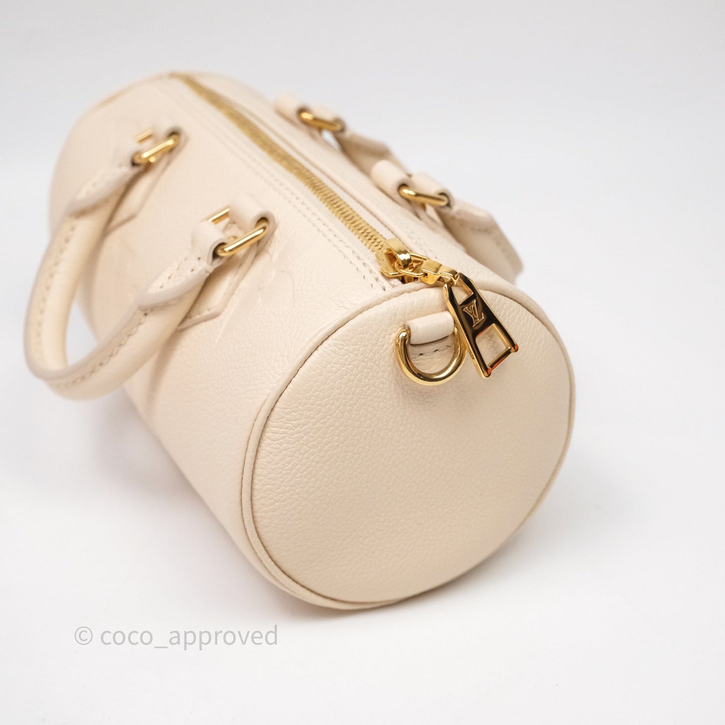 Louis Vuitton Papillon BB Empreinte Monogram Cream