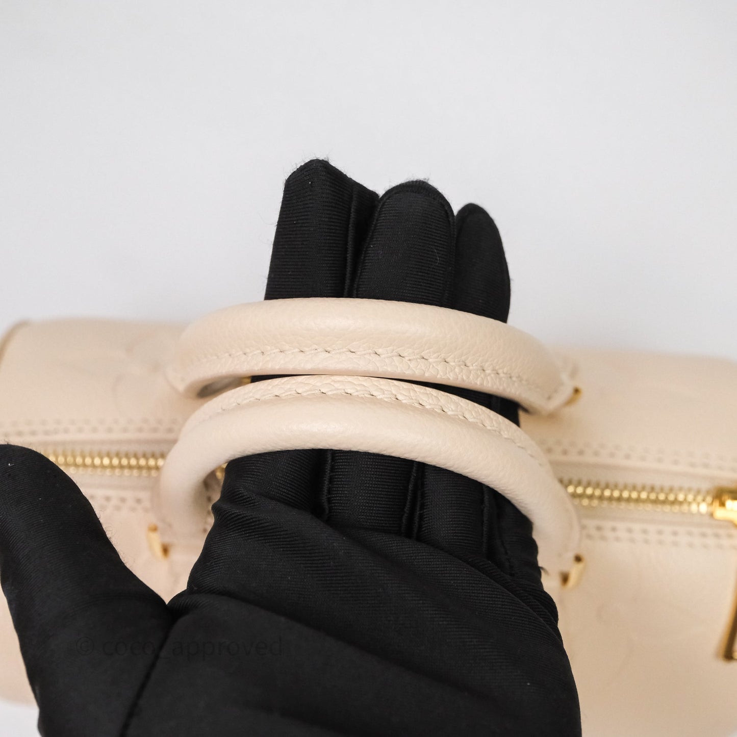 Louis Vuitton Papillon BB Empreinte Monogram Cream