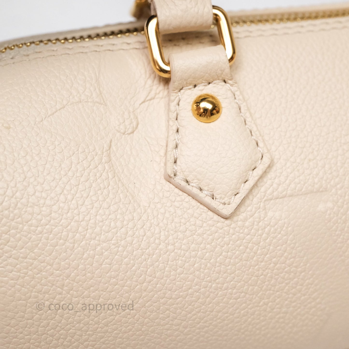 Louis Vuitton Papillon BB Empreinte Monogram Cream