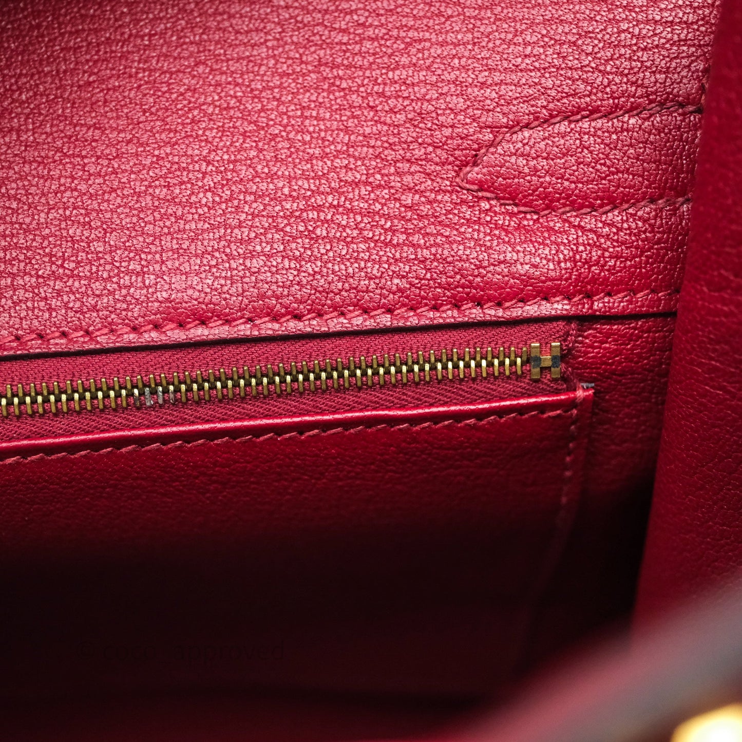 Hermès Birkin 30 Rouge Grenat Epsom Gold Hardware