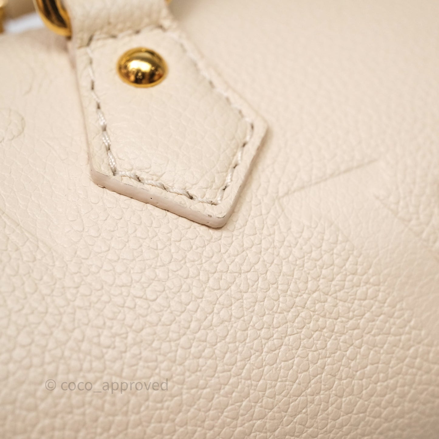 Louis Vuitton Papillon BB Empreinte Monogram Cream