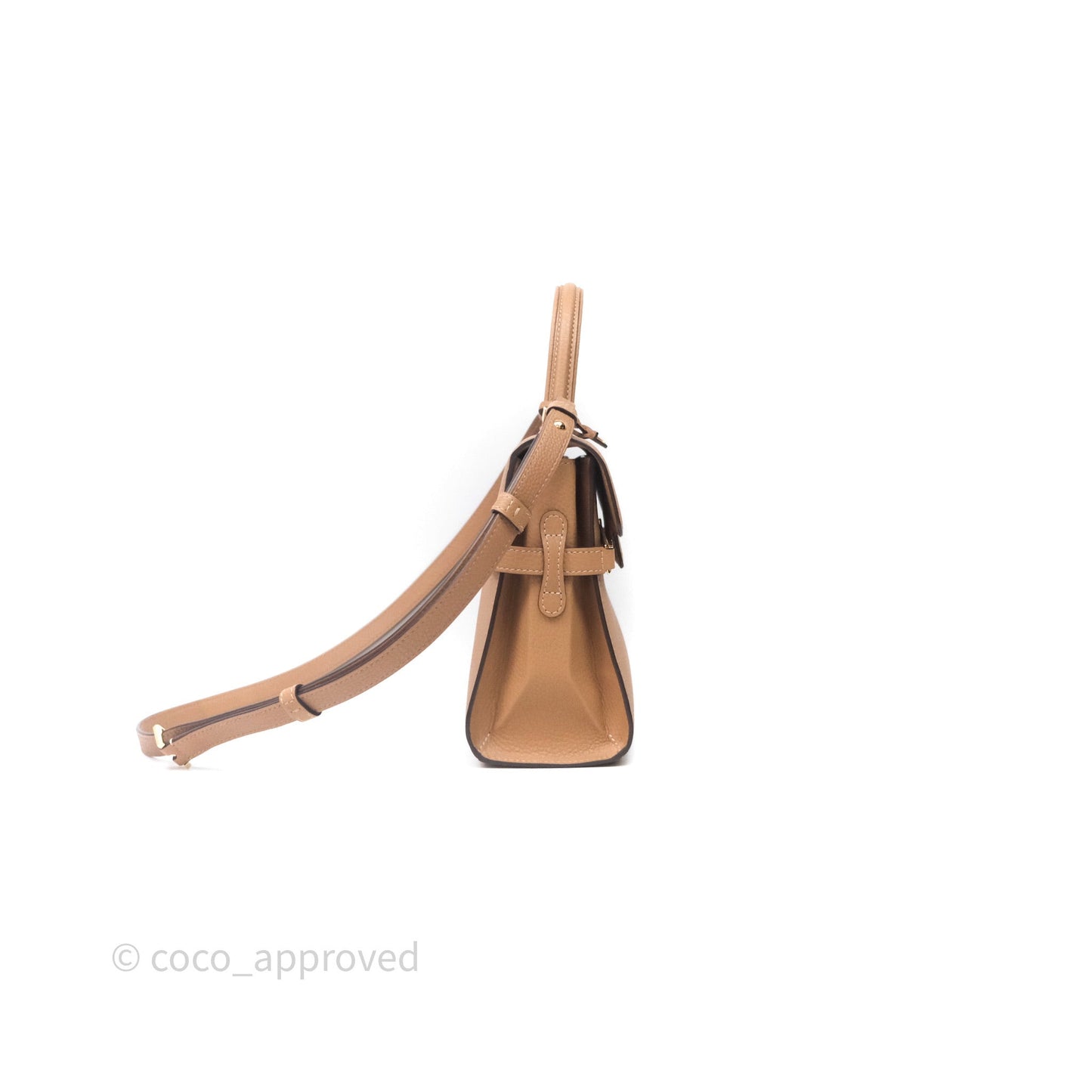 Delvaux Tempête Brown Supple Calfskin Gold Hardware