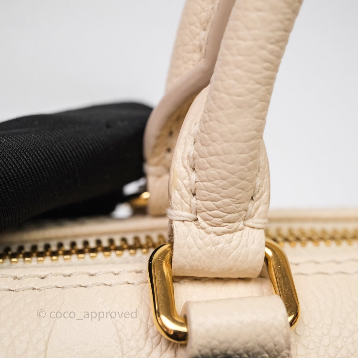Louis Vuitton Papillon BB Empreinte Monogram Cream